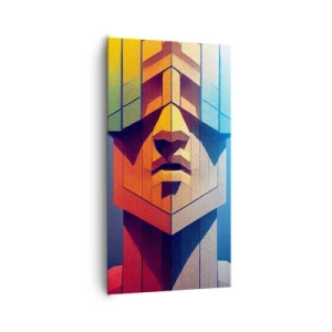 Bild auf Leinwand - Leinwandbild - Ein Mann mit Prinzipien - 65x120 cm