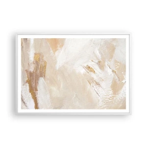 Poster in einem weißen Rahmen - Pastellkomposition - 100x70 cm