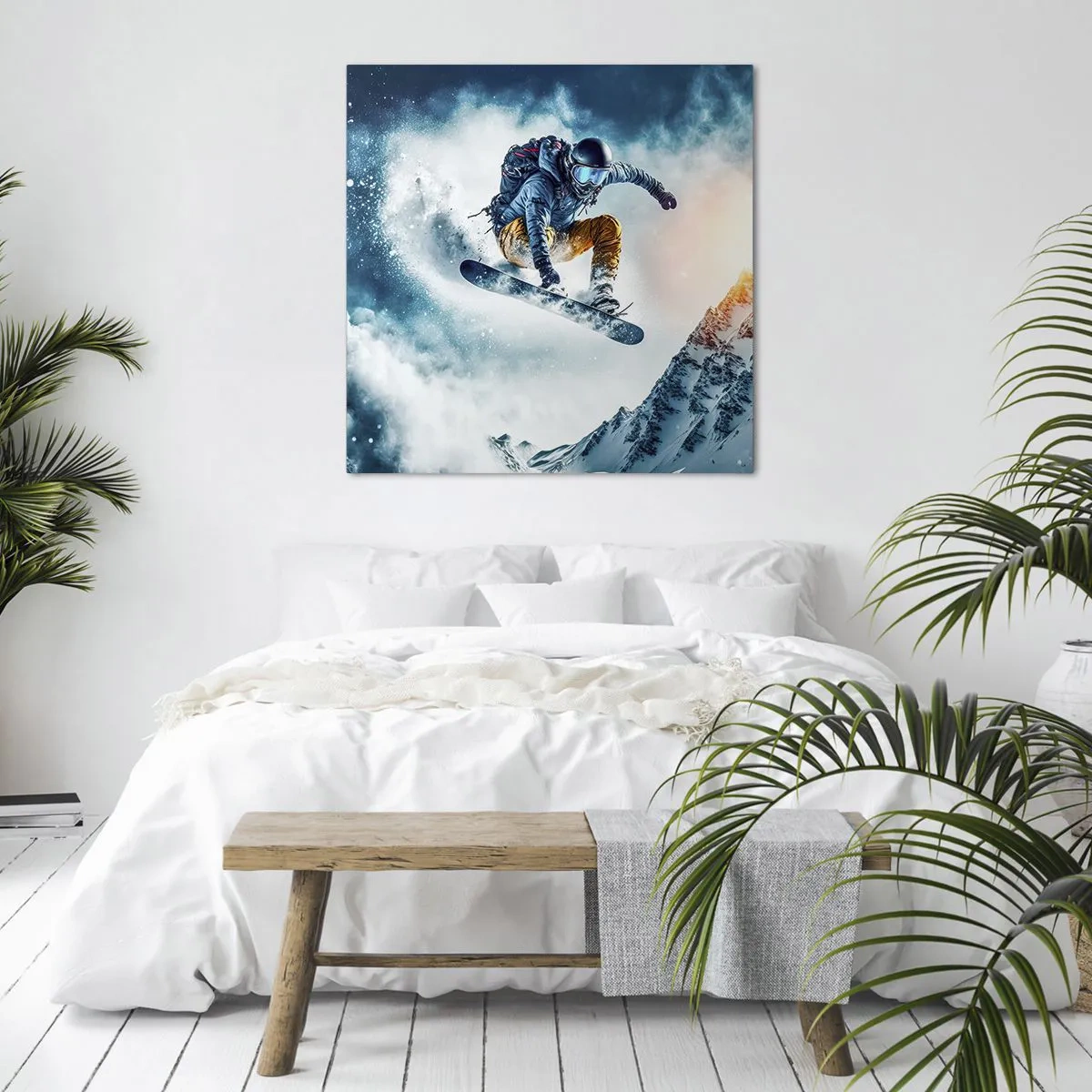 Bild auf Leinwand - Leinwandbild - Extreme Emotionen - 60x60 cm