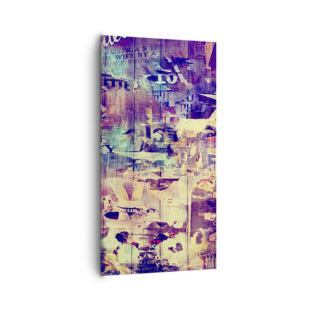 Bild auf Leinwand - Leinwandbild - Und das ist alles, was es geben wird - 65x120 cm