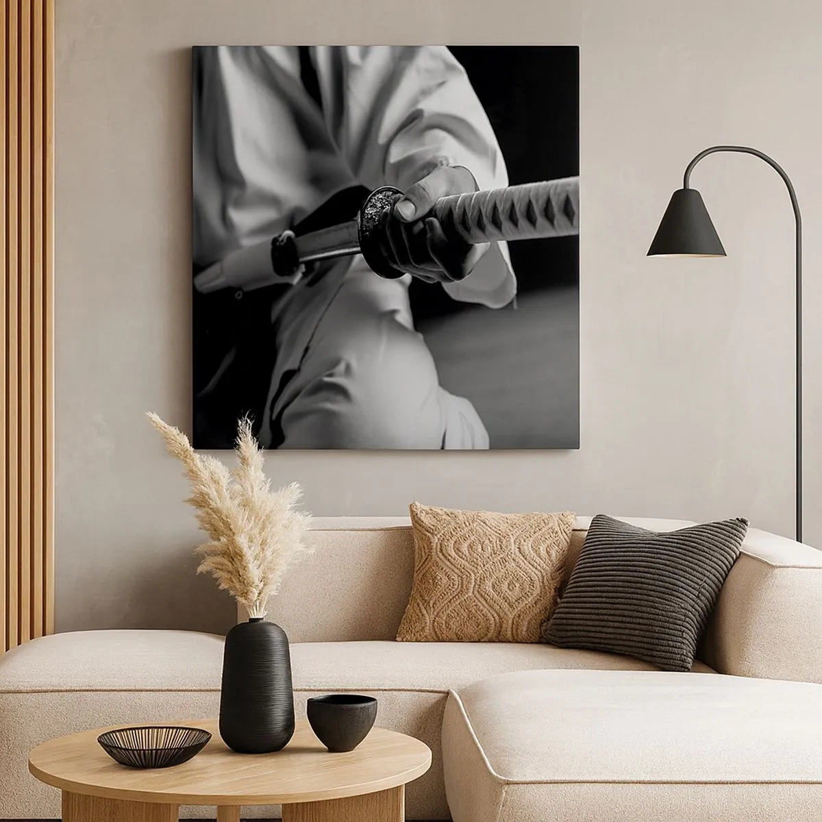 Bild auf Leinwand - Leinwandbild - Kriegerseele - 30x30 cm