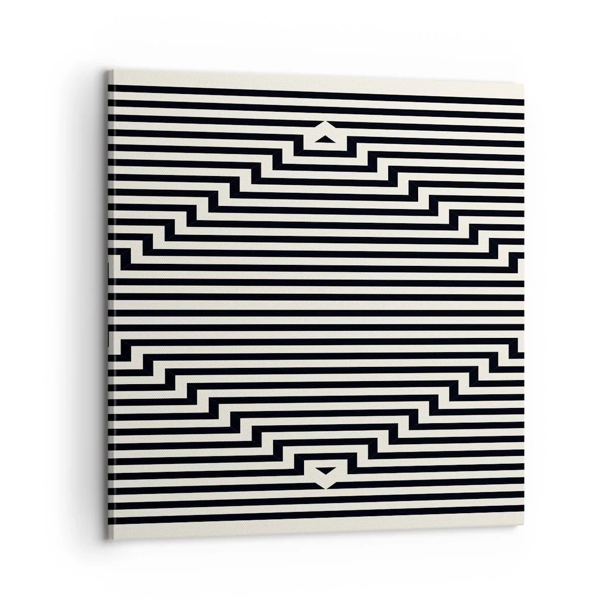 Bild auf Leinwand - Leinwandbild - Geometrische Illusion - 60x60 cm