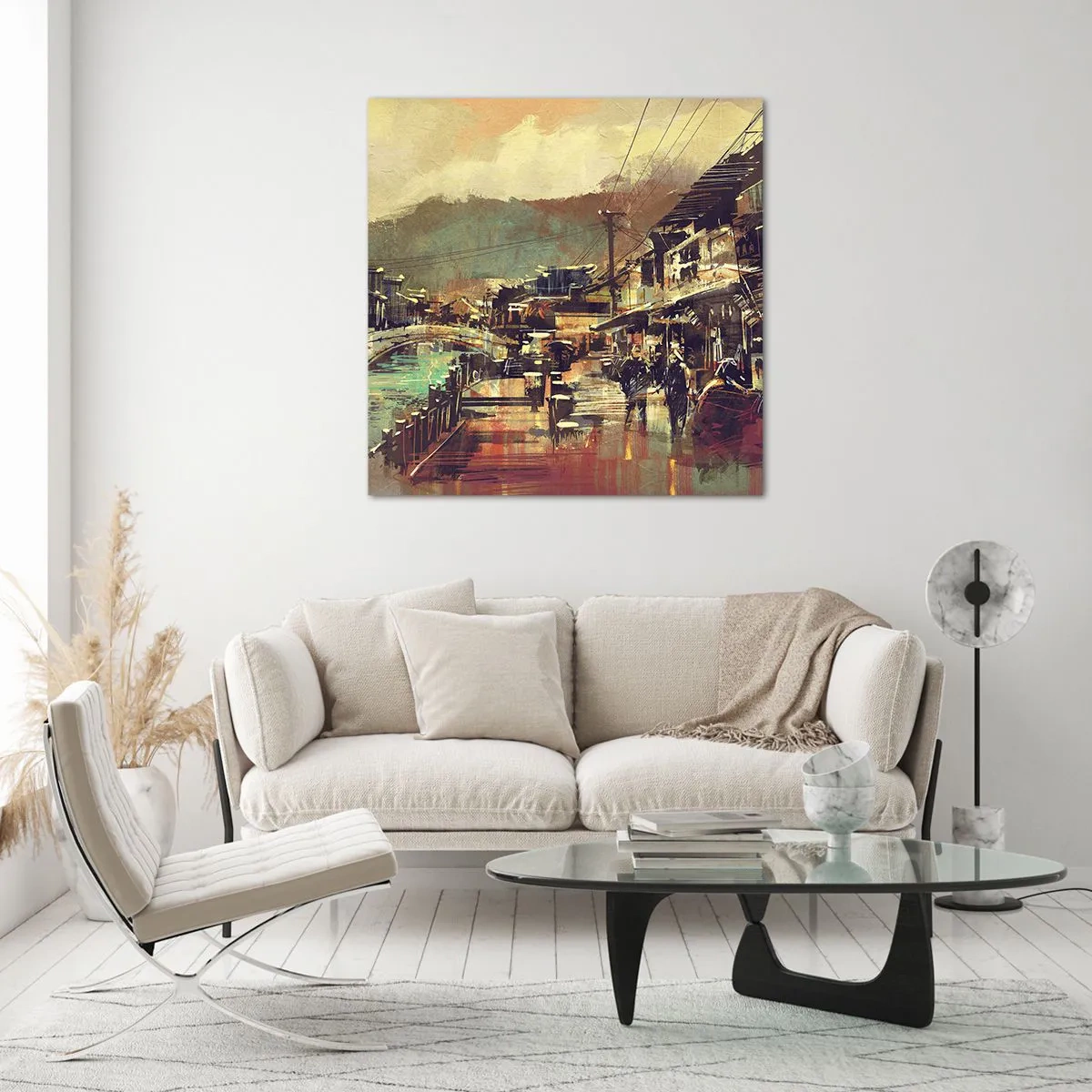 Glasbild - Bild auf glas - Das Leben als Reichtum an Grau - 50x50 cm