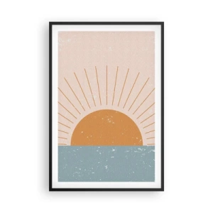 Poster in einem schwarzem Rahmen - Alltägliches Wunder - 61x91 cm