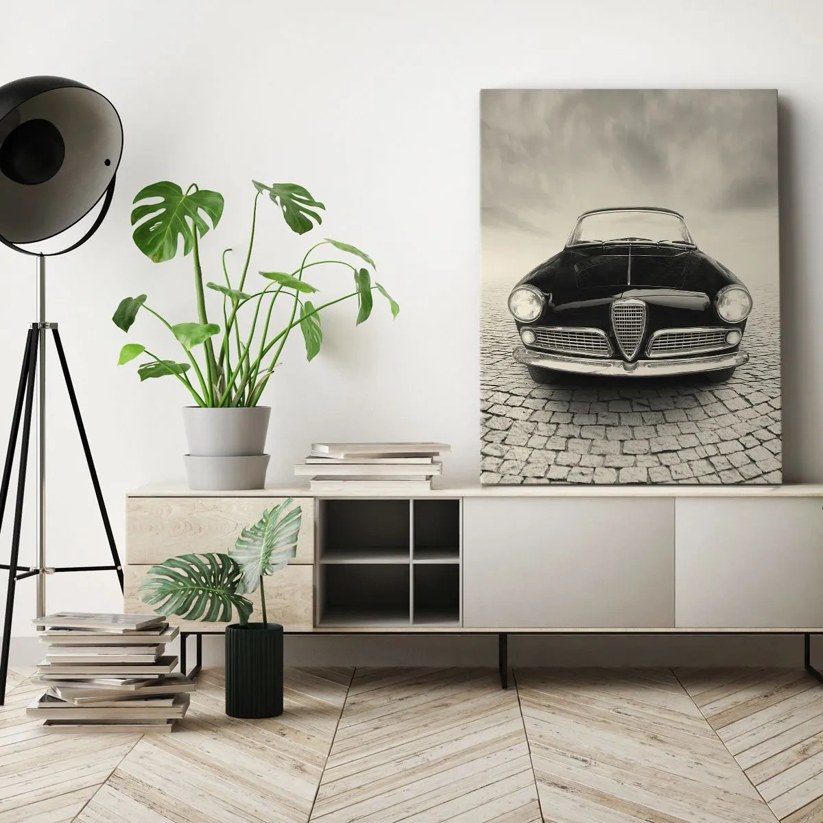 Bild auf Leinwand - Leinwandbild - Man muss mich einfach lieben - 55x100 cm