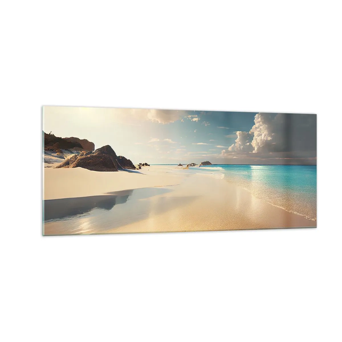 Glasbild - Bild auf glas - Erträumter Tag - 100x40 cm