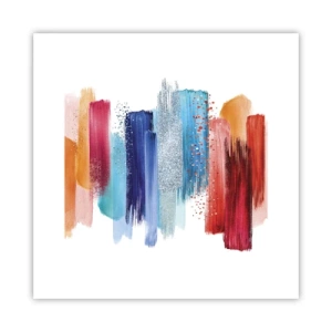 Poster - Auf und ab - 30x30 cm