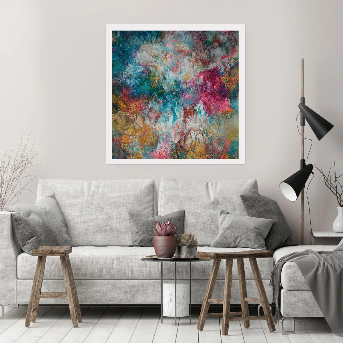 Poster - In voller Blüte - 40x40 cm