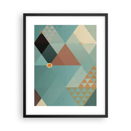 Poster in einem schwarzem Rahmen - Einheit der Vielheit, Vielheit der Einheit - 40x50 cm