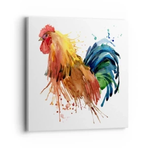 Bild auf Leinwand - Leinwandbild - Königliches Gewand, königlicher Stolz - 40x40 cm