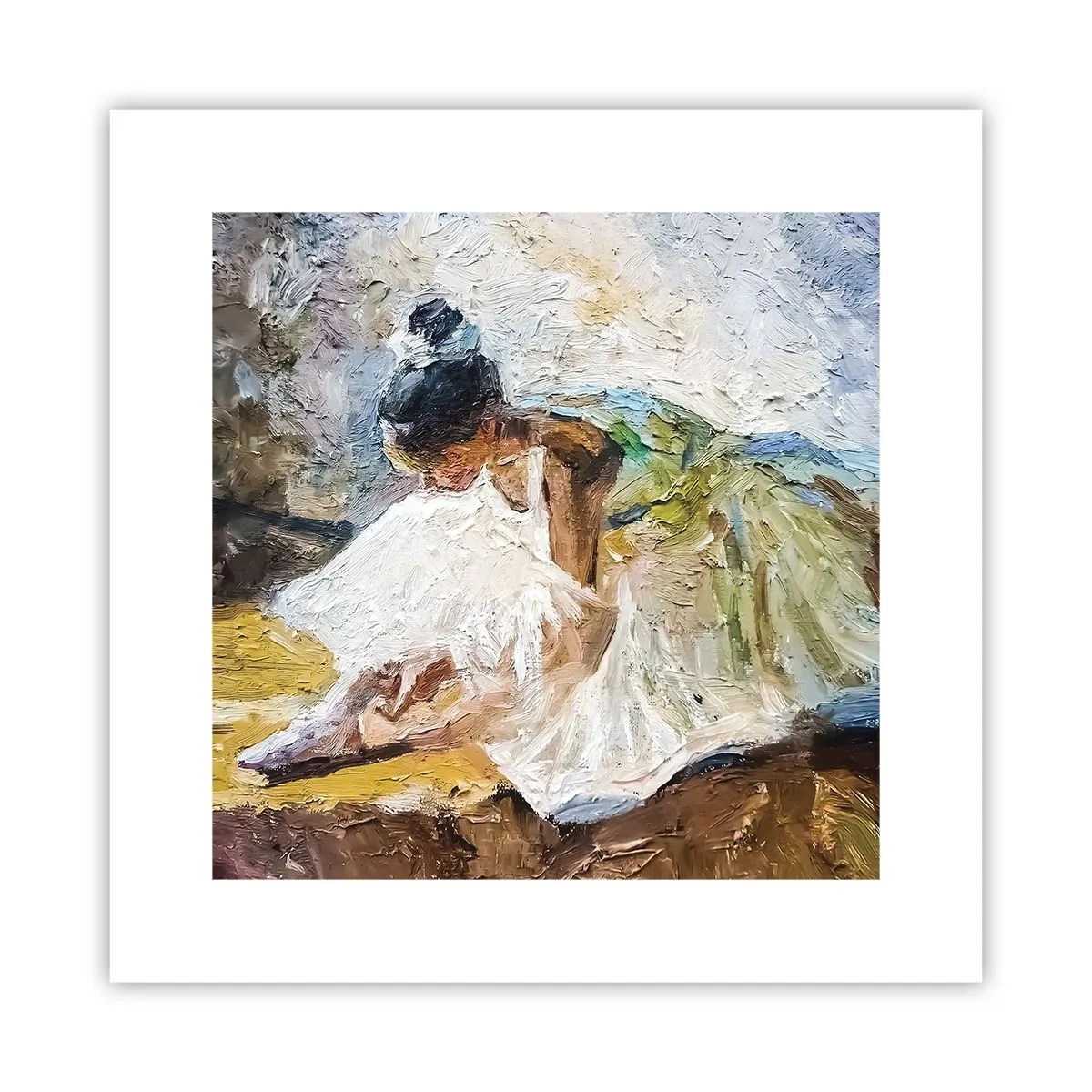 Poster - Aus einem Gemälde von Degas - 30x30 cm