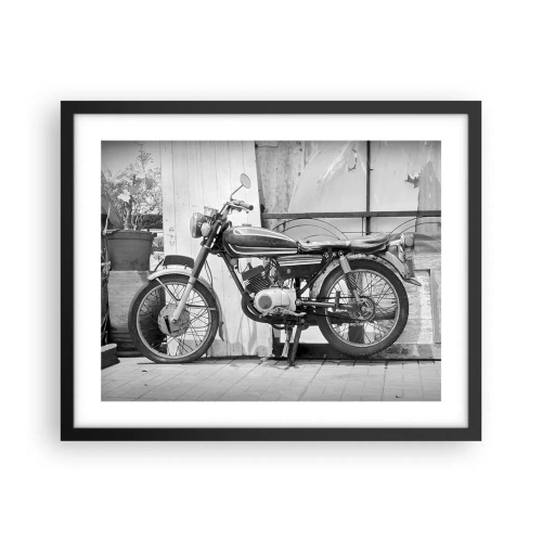 Poster in einem schwarzem Rahmen - Klassik über alles - 50x40 cm