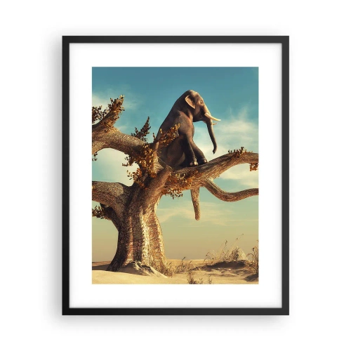 Poster in einem schwarzem Rahmen - Ein neuer Standpunkt - 40x50 cm