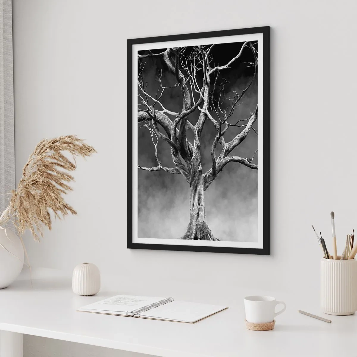 Poster in einem schwarzem Rahmen - Ursprünglich und heilig - 40x50 cm