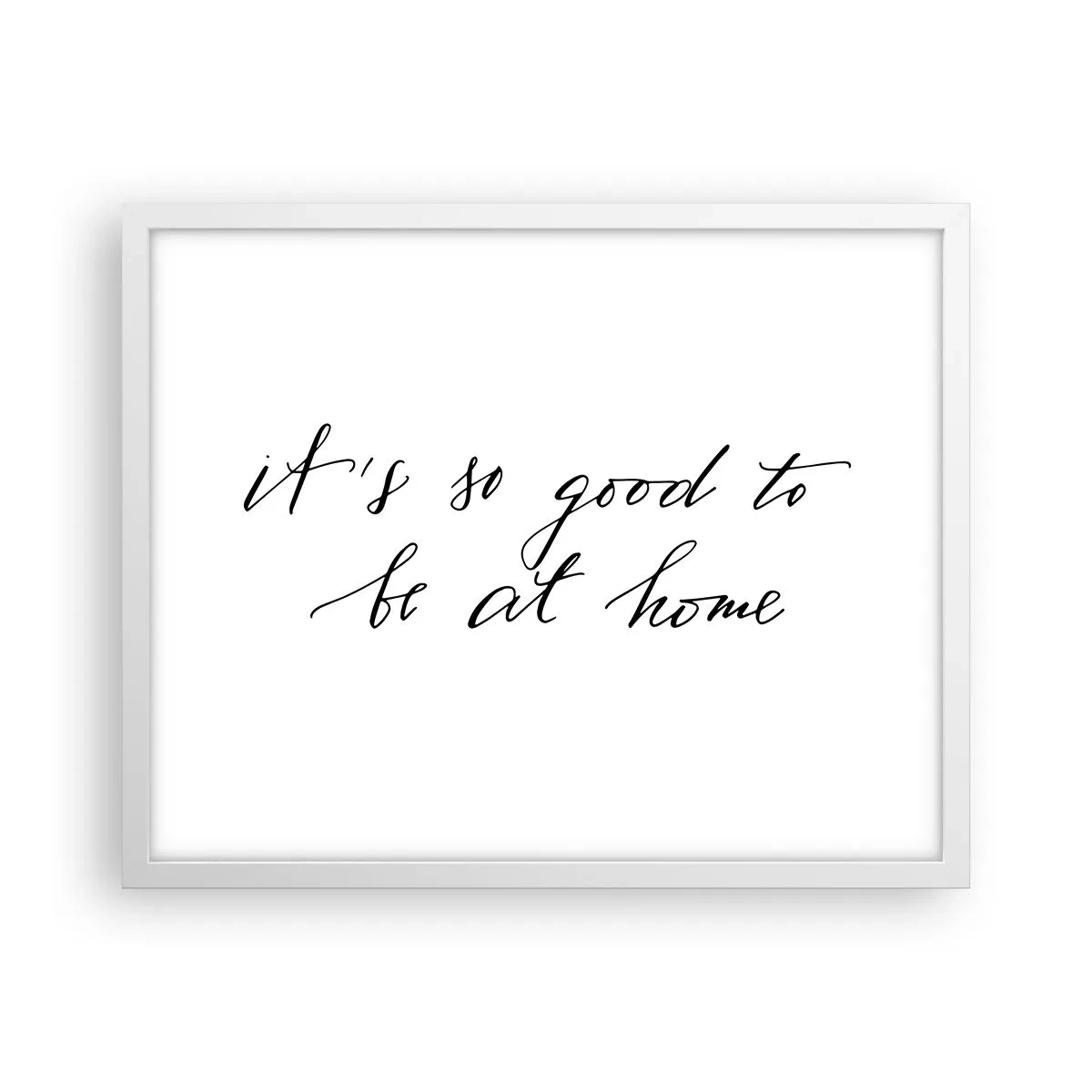 Poster in einem weißen Rahmen - Die ganze Wahrheit - 50x40 cm