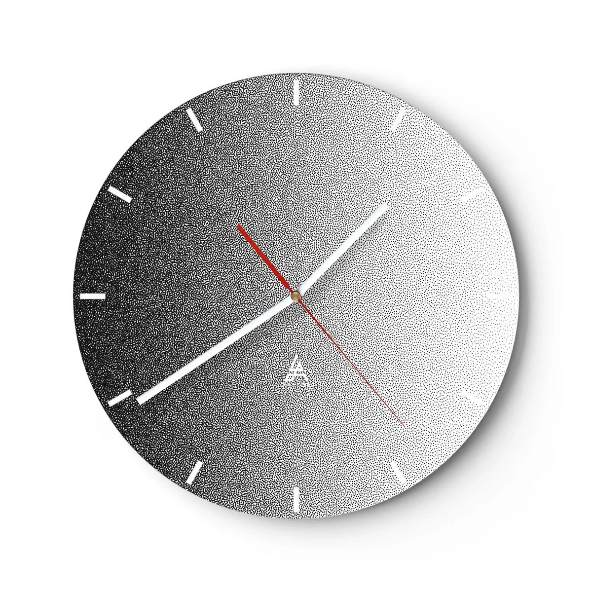 Wanduhr - Glasuhr - Dem Licht entgegen - 40x40 cm