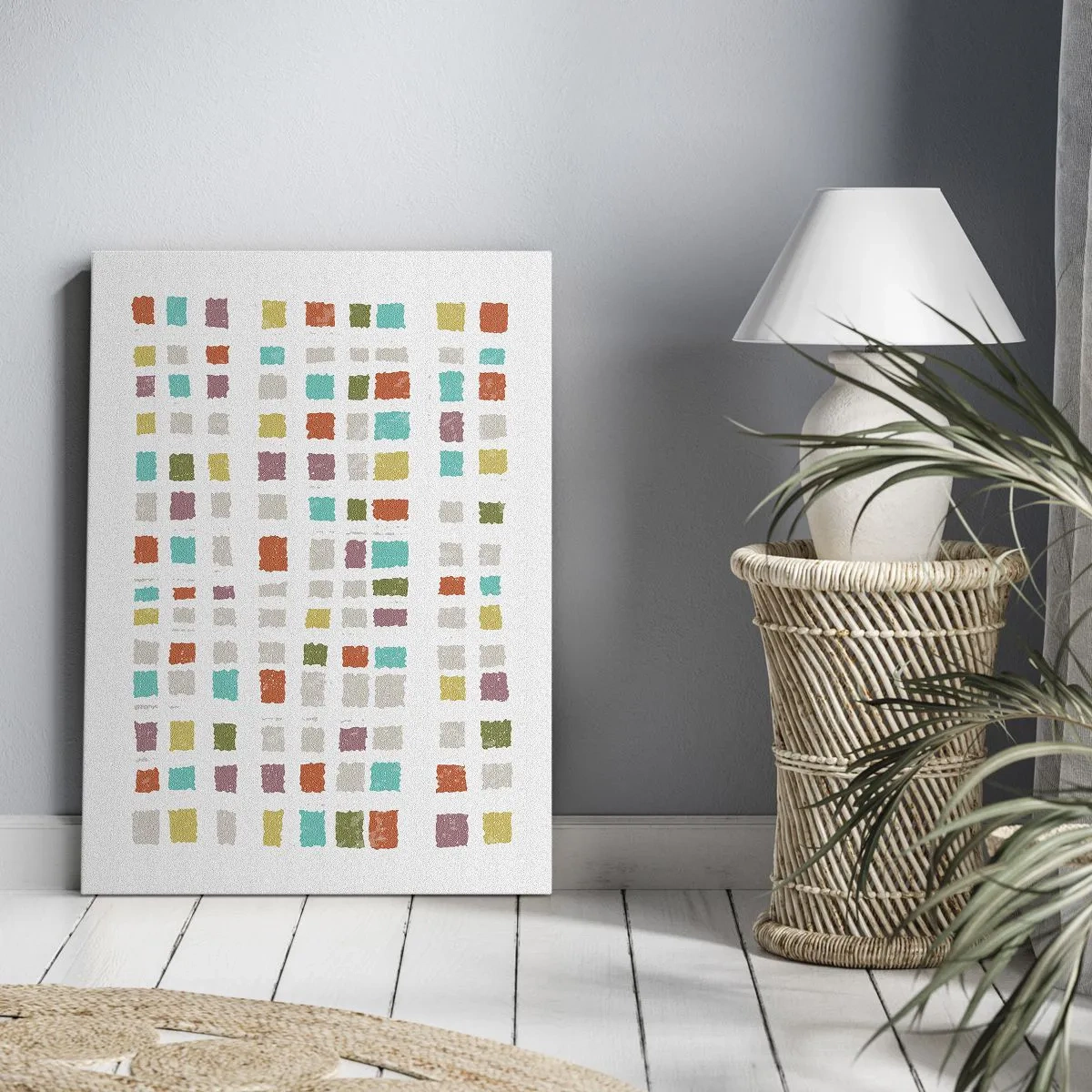 Bild auf Leinwand - Leinwandbild - Unbekanntes Spiel - 45x80 cm