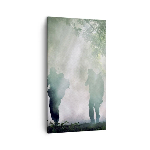 Bild auf Leinwand - Leinwandbild - Einer für alle… - 45x80 cm