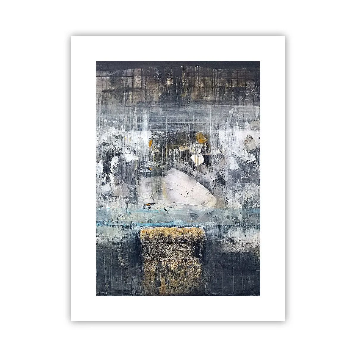 Poster - Wie auf Eis, wie nach Dezember - 30x40 cm