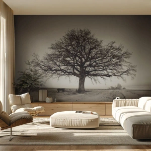Fototapete Premium Canvas - Von hier zu Ewigkeit - Landschaft, Baum, Natur - 400x280 cm