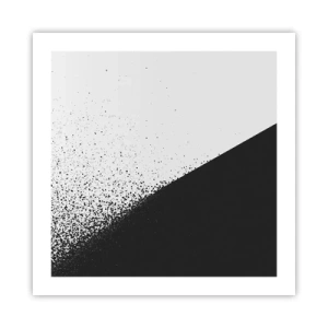 Poster - Immer schneller, immer mehr - 50x50 cm