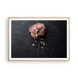 Poster in einem Rahmen aus heller Eiche - Wirklich romantisches Zeichen - 100x70 cm