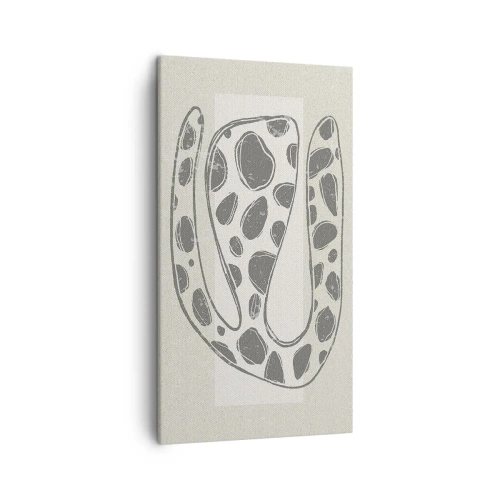 Bild auf Leinwand - Leinwandbild - Seltsame Kreatur - 45x80 cm