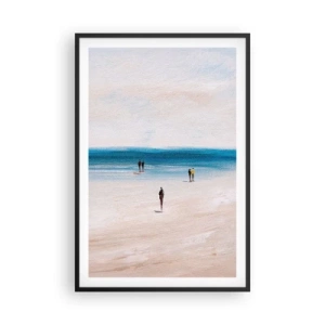 Poster in einem schwarzem Rahmen - Natürliches Bedürfnis - 61x91 cm