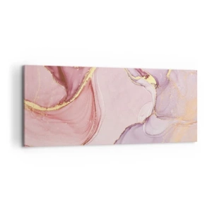 Bild auf Leinwand - Leinwandbild - Eine Liebkosung der Farben - 100x40 cm
