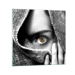 Glasbild - Bild auf glas - Erfahre das Geheimnis - 30x30 cm