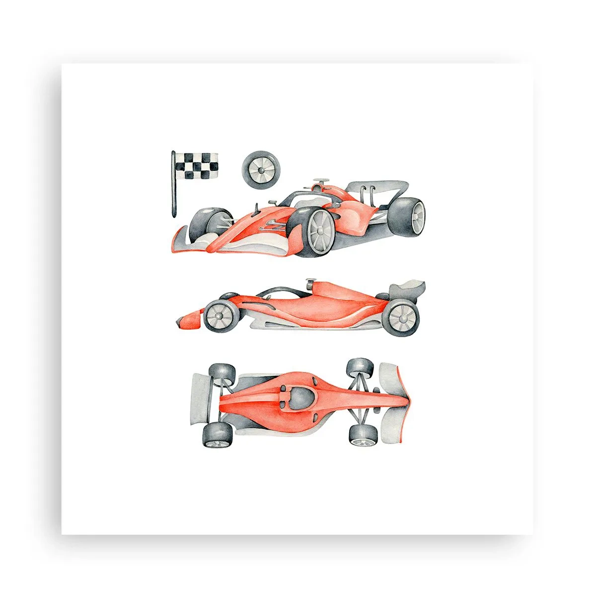 Poster - Dem Traum folgen - 30x30 cm