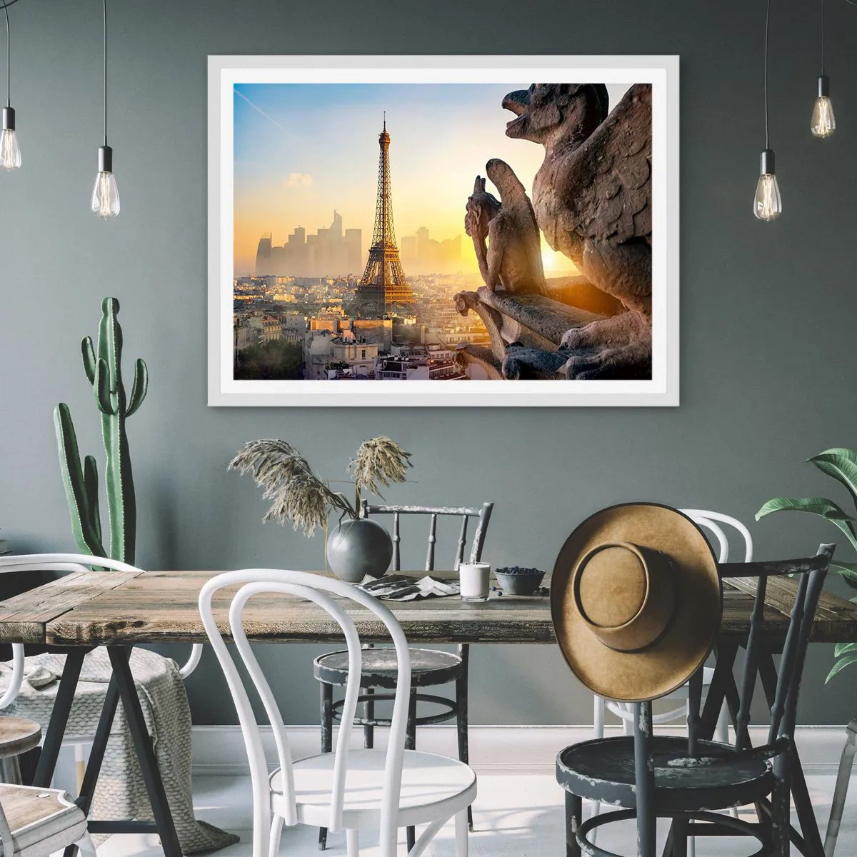 Poster in einem weißen Rahmen - Vieles hat sich geändert ... - 50x40 cm