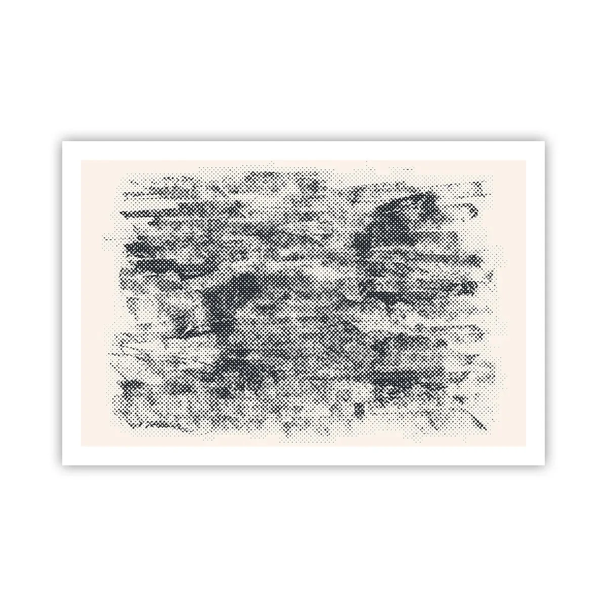 Poster - Nebelige Komposition - 91x61 cm