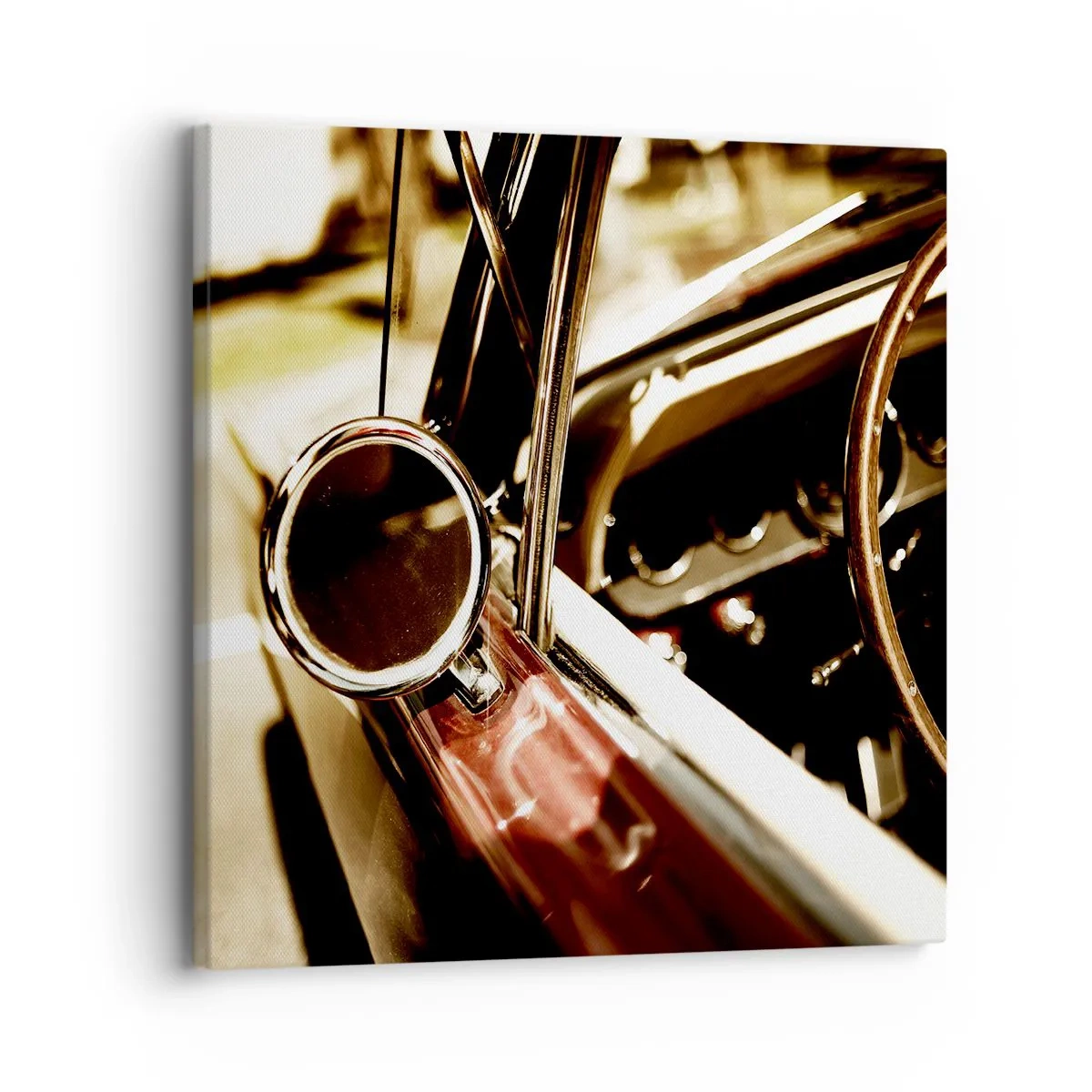 Bild auf Leinwand - Leinwandbild - Ein Auto mit Seele - 30x30 cm