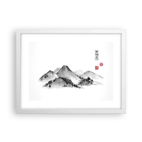 Poster in einem weißen Rahmen - Unendliche Fernen - 40x30 cm