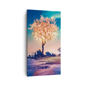 Bild auf Leinwand - Leinwandbild - Die Natur vergeht nicht - 45x80 cm