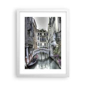 Poster in einem weißen Rahmen - Seit Jahrhunderten in stiller Besinnung - 30x40 cm