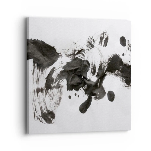 Bild auf Leinwand - Leinwandbild - Obwohl das Wahnsinn ist, steckt darin eine Methode? - 30x30 cm