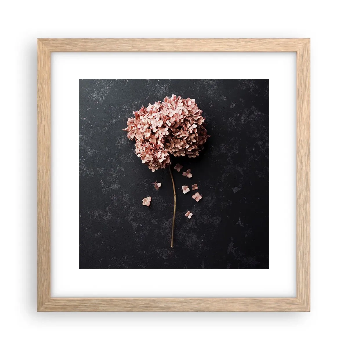 Poster in einem Rahmen aus heller Eiche - Wirklich romantisches Zeichen - 30x30 cm