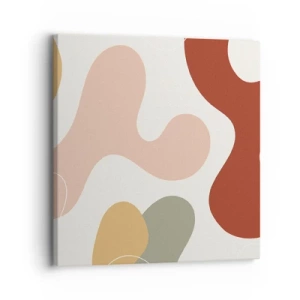 Bild auf Leinwand - Leinwandbild - Kringel oder Schnörkel? - 30x30 cm