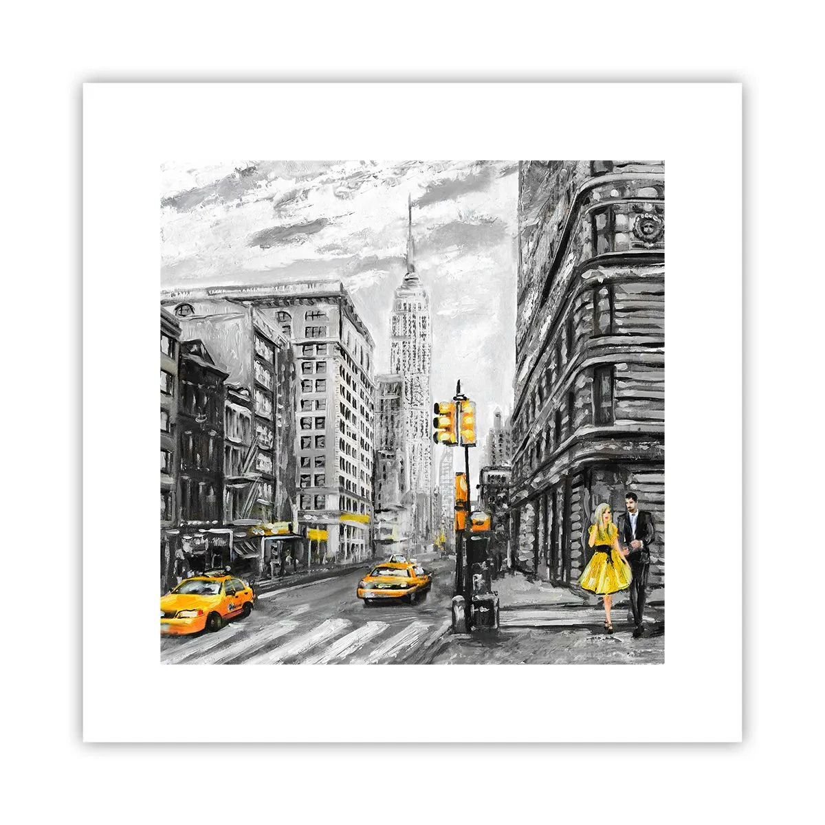 Poster - Eine New Yorker Geschichte - 30x30 cm