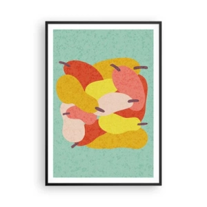 Poster in einem schwarzem Rahmen - Probieren Sie die Sommersonne - 70x100 cm