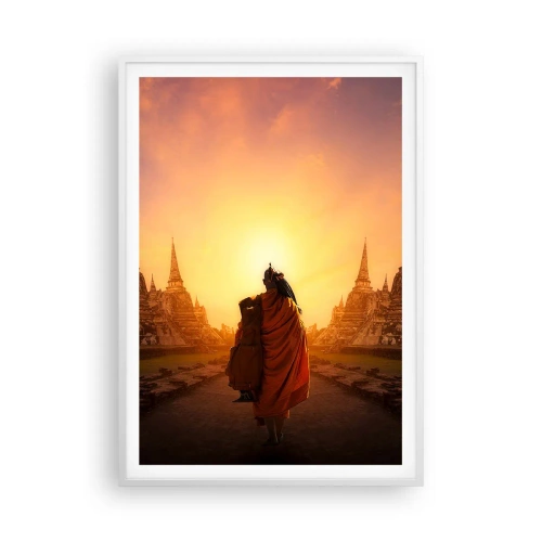 Poster in einem weißen Rahmen - In Frieden für die Ewigkeit - 70x100 cm