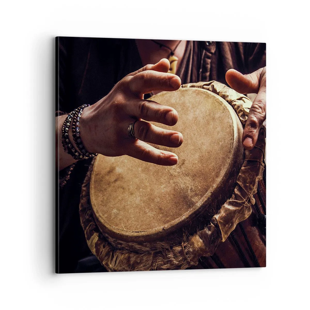 Bild auf Leinwand - Leinwandbild - Im Rhythmus des Herzens - 70x70 cm