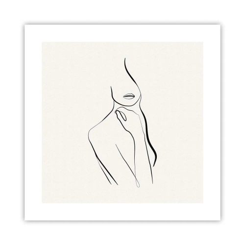 Poster - Eine Welle der Melancholie - 40x40 cm