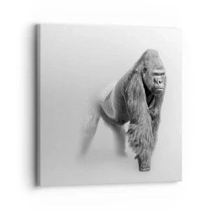 Bild auf Leinwand - Leinwandbild - Zuversichtlich in seiner Stärke - 30x30 cm