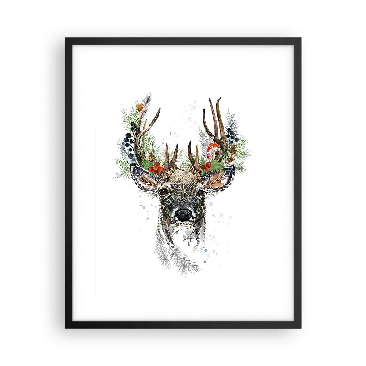 Poster in einem schwarzem Rahmen - Im festlichen Gewand - 40x50 cm