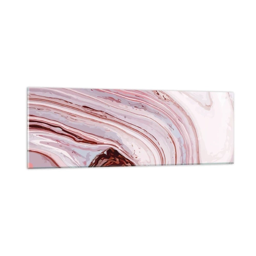 Glasbild - Bild auf glas - Geradeaus, dann rechts runter - 90x30 cm