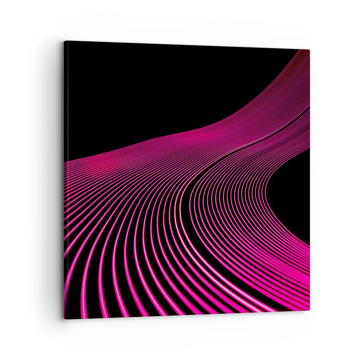 Bild auf Leinwand - Leinwandbild - Allee des Lichts - 60x60 cm