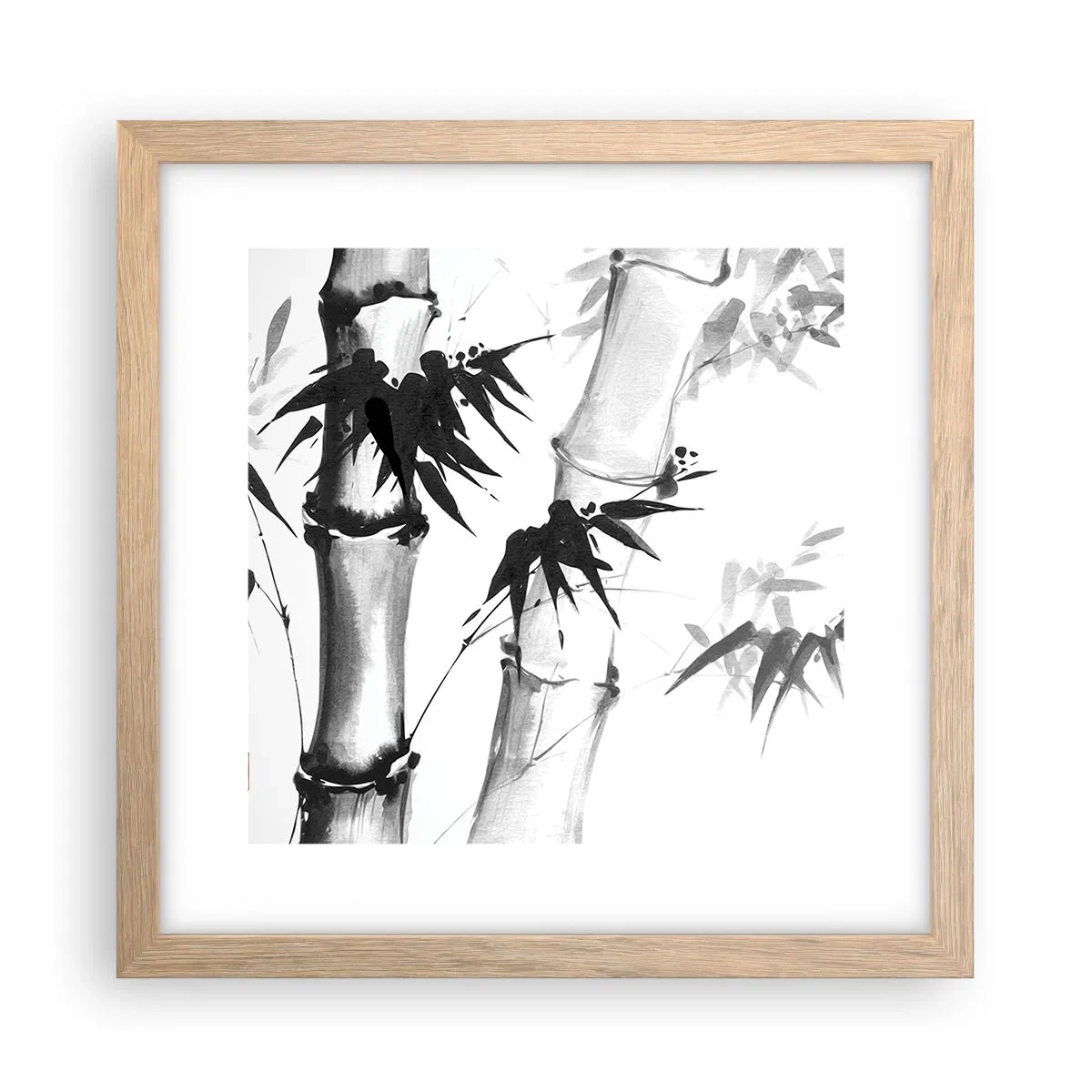 Poster in einem Rahmen aus heller Eiche - Dem Orient ganz nah - 30x30 cm